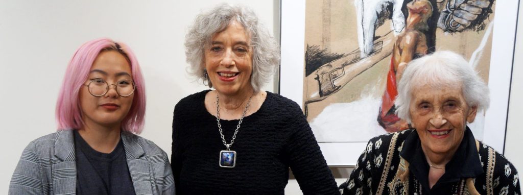 From left: Astrid Dong – 2018 Ida F. Haimovicz Visual Arts Award recipient, members of the Haimovicz family.